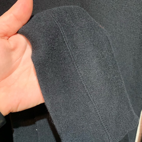 Gorgeous wool blend Banana Republic Black long sleeve Sweater Dress size XL - Picture 5 of 9